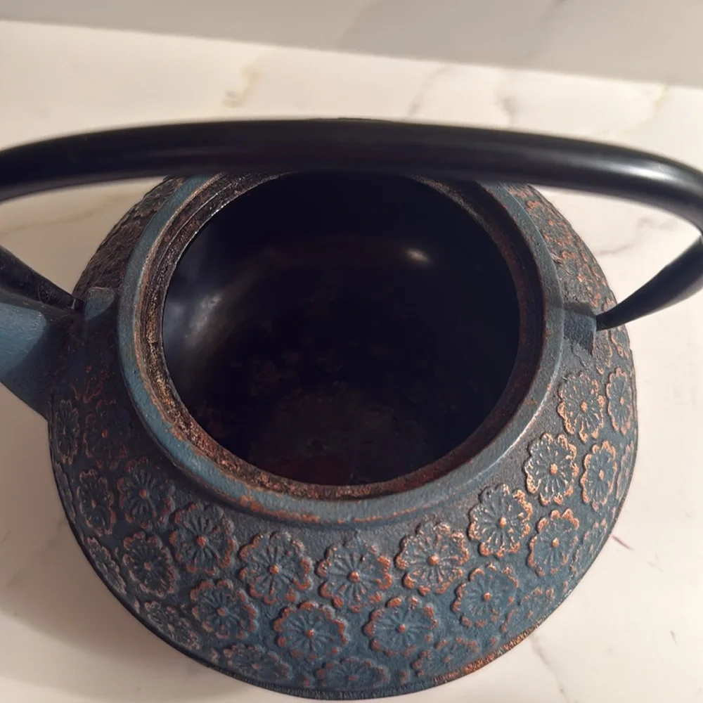 Vintage Decorative Cast Iron Japanese Teapot